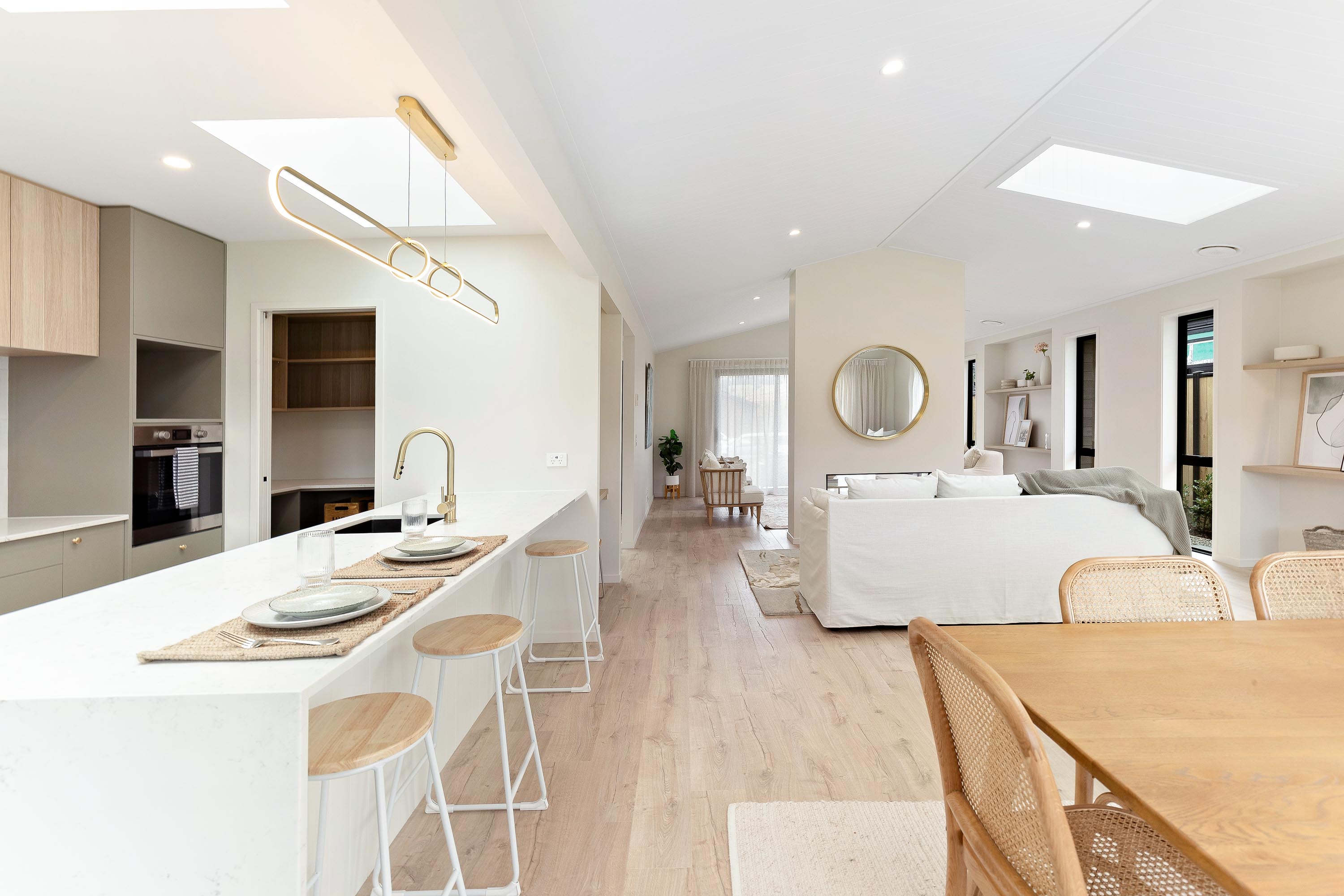 Modern Open-plan Kitchen and Living Areas Inspiration | Classic Builders
