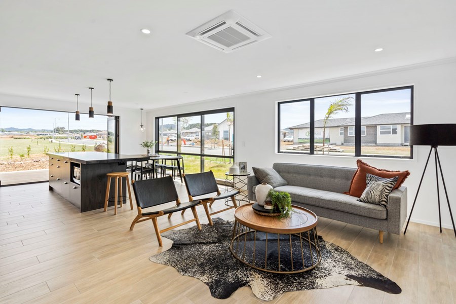 Living and dining area Classic Builders Whangarei Showhome